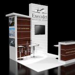 execujet aviation group exhibition stand