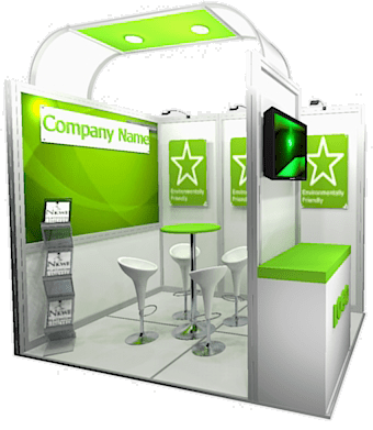emerald exhibition stand from konstruct exhibitions